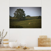 Impression fine d'art Lonely Cow (Cuisine)