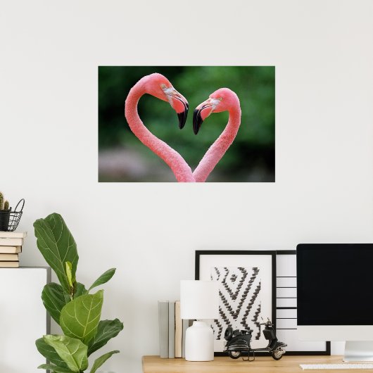 Impression Flamants roses (Bureau à domicile)