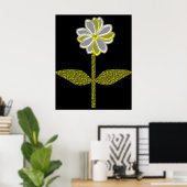 Impression Fleur Faisant Briller (Bureau à domicile)