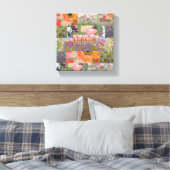 Impression Fleurs Multiples 2 Toile Étirée (Insitu(Chambre))
