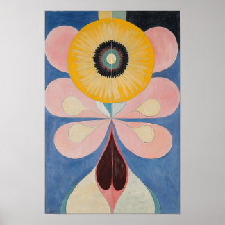 Impression florale Abstraite - Pastels - Géométriq