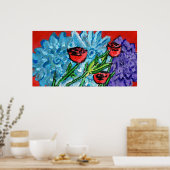 Impression florale, Affiche de valeur (semi-brilla (Cuisine)