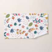 Impression florale colorée (Serviette à main)