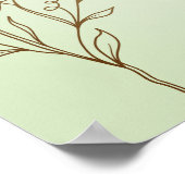 Impression florale de joie simple d'avril (Coin)