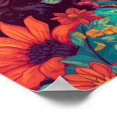 Impression florale d'une Mexicaine-Américaine (Coin)