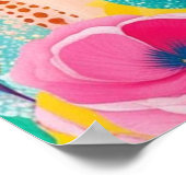 Impression florale dynamique (Coin)