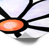 Impression florale en plan (Coin)