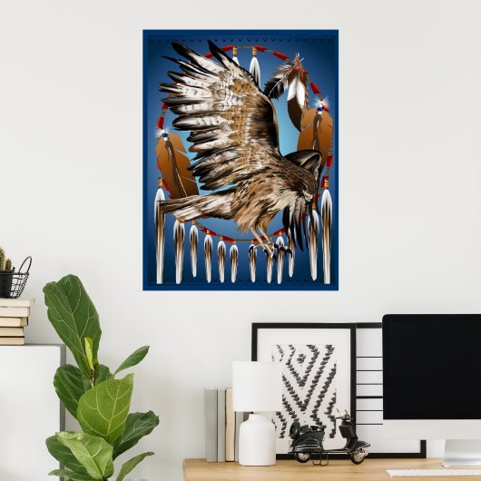 Impression Flying Hawk Dreamcatcher (Bureau à domicile)