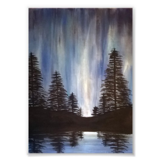 Impression Forest Aurora 5x7 (Devant)