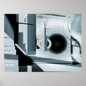 Impression fractale du boulevard Abstrait (Devant)