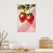 Impression fraise disco, Fruit boule disco rétro (Cuisine)