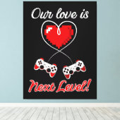 Impression Gamer Valentine Canvas (Insitu (Plancher de Bois))