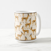 "IMPRESSION GAZELLE" - TASSE À CAFE 15 OZ (Devant droit)