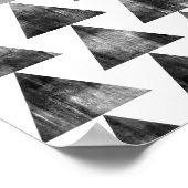 Impression géométrique minimaliste moderne triangl (Coin)