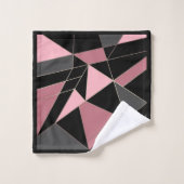 Impression géométrique moderne Abstraite (Gant de toilette)