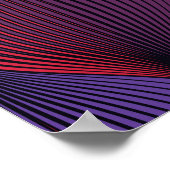 Impression géométrique volumique multicolore (Coin)