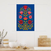 Impression Giclée Florale d'Art Populaire Mexicain (Cuisine)