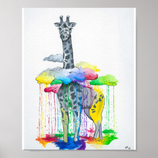Impression Girafe