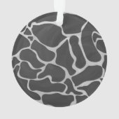 Impression Giraffe noir et gris clair (dos)