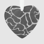 Impression Giraffe noir et gris clair (devant)