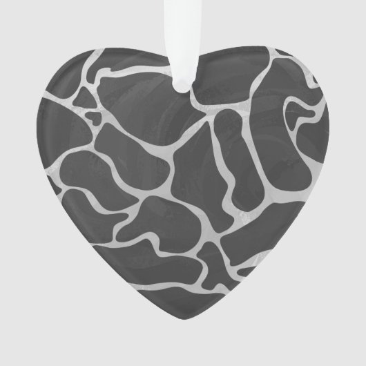 Impression Giraffe noir et gris clair (devant)