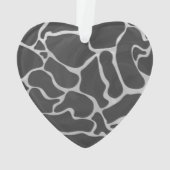 Impression Giraffe noir et gris clair (dos)