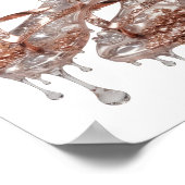 Impression GLAMOUR ROSE OR ARGENTÉ Witty (Coin)