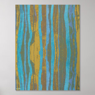 Impression Gold Stripes Batik Wavy