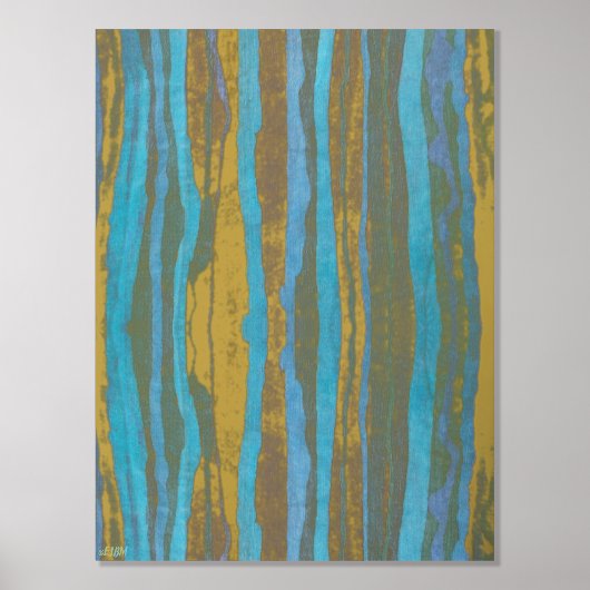 Impression Gold Stripes Batik Wavy (Recto)