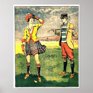 Impression Golf des années 1900