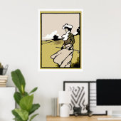 Impression Golf vintage 1903 (Bureau à domicile)