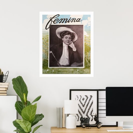 Impression Golf vintage 1908 (Bureau à domicile)