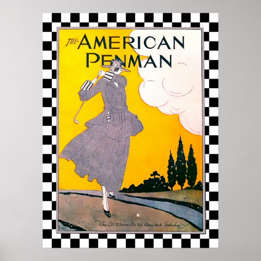 Impression Golf vintage 1917 (Devant)