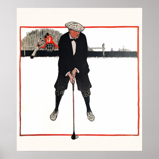 Impression Golf vintage 1921 (Devant)