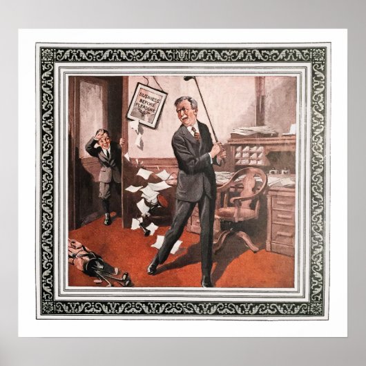 Impression Golf vintage 1923 (Devant)