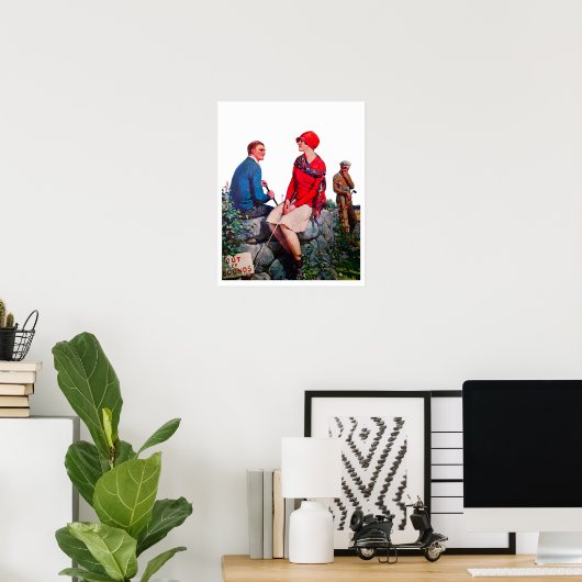 Impression Golf vintage 1929 (Bureau à domicile)