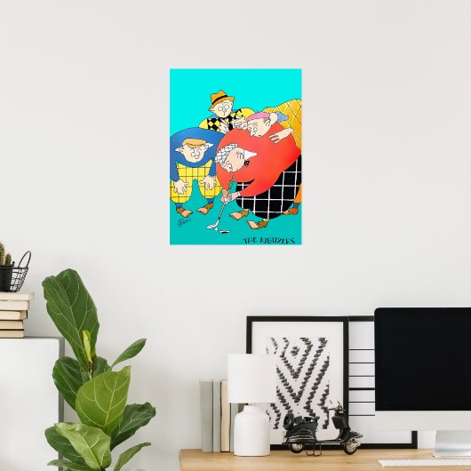 Impression Golf vintage 1930 (Bureau à domicile)