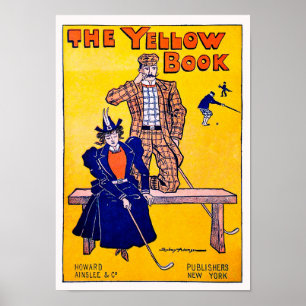 Impression Golfeur femme vintage