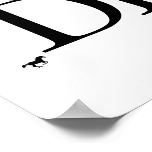 Impression graphique en noir et blanc (Coin)