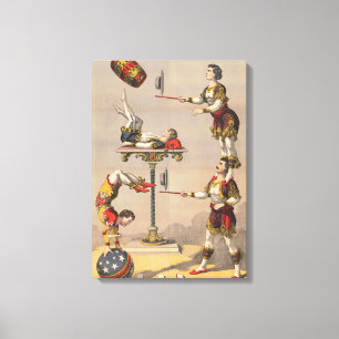 Impression Graphique vintage D'Un Acte acrobatique