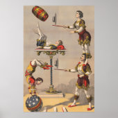 Impression Graphique vintage D'Un Acte acrobatique (Devant)