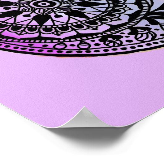 Impression Hamsa Main Ombre (Coin)