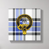 Impression Hannay Scottish Crest et Tartan Canvas (Recto)