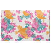 Impression hawaïenne tissu Akepa et Lehua (Fat Quarter)
