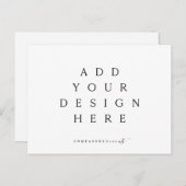 Impression horizontale de carte postale de 5,5 x 4 (Devant / Derrière)