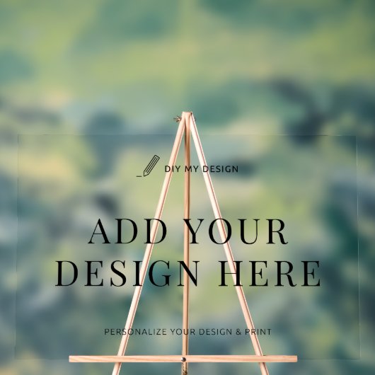 Impression horizontale des signes d'événement acry (Neutre)