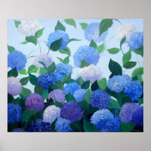 Impression Hortensias (Devant)
