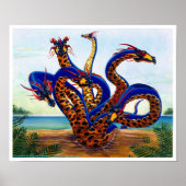 Impression Hydra Dragon sur Plage Dragon (Devant)
