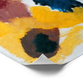 Impression III (Concert) van Wassily Kandinsky Poster (Hoek)