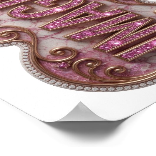 Impression Imagine Rose Clair (Coin)